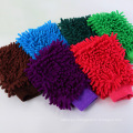 Super soft microfiber car wash chenille cleaning gloves